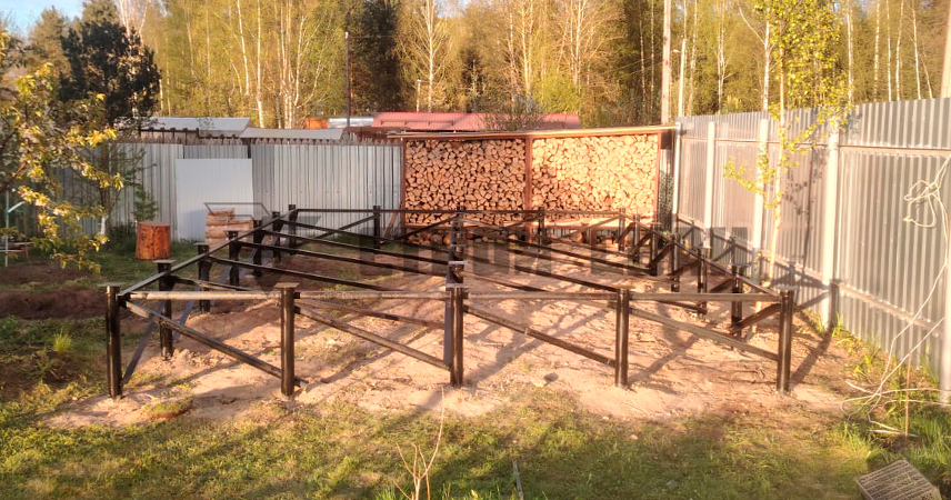 Свайно-винтовой фундамент в городе Павловский Посад